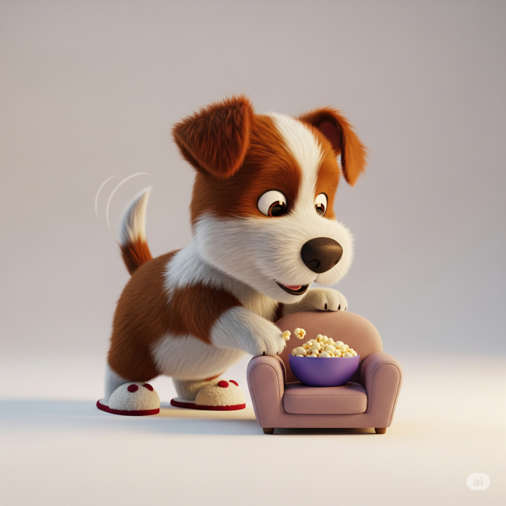 Preparing Your Puppy for a Calm and Quiet Movie Night