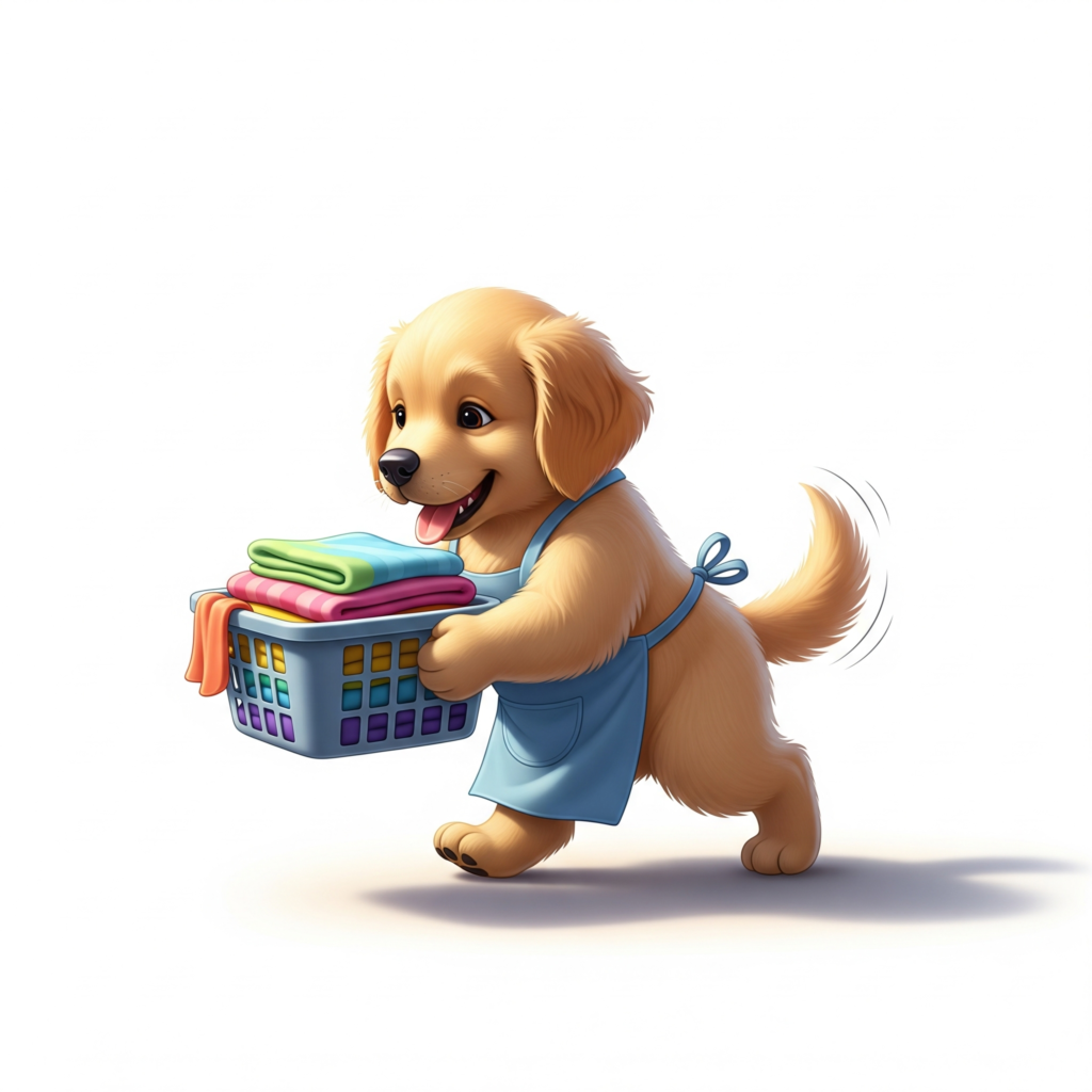 Making Chores Fun by Including Your Puppy Safely