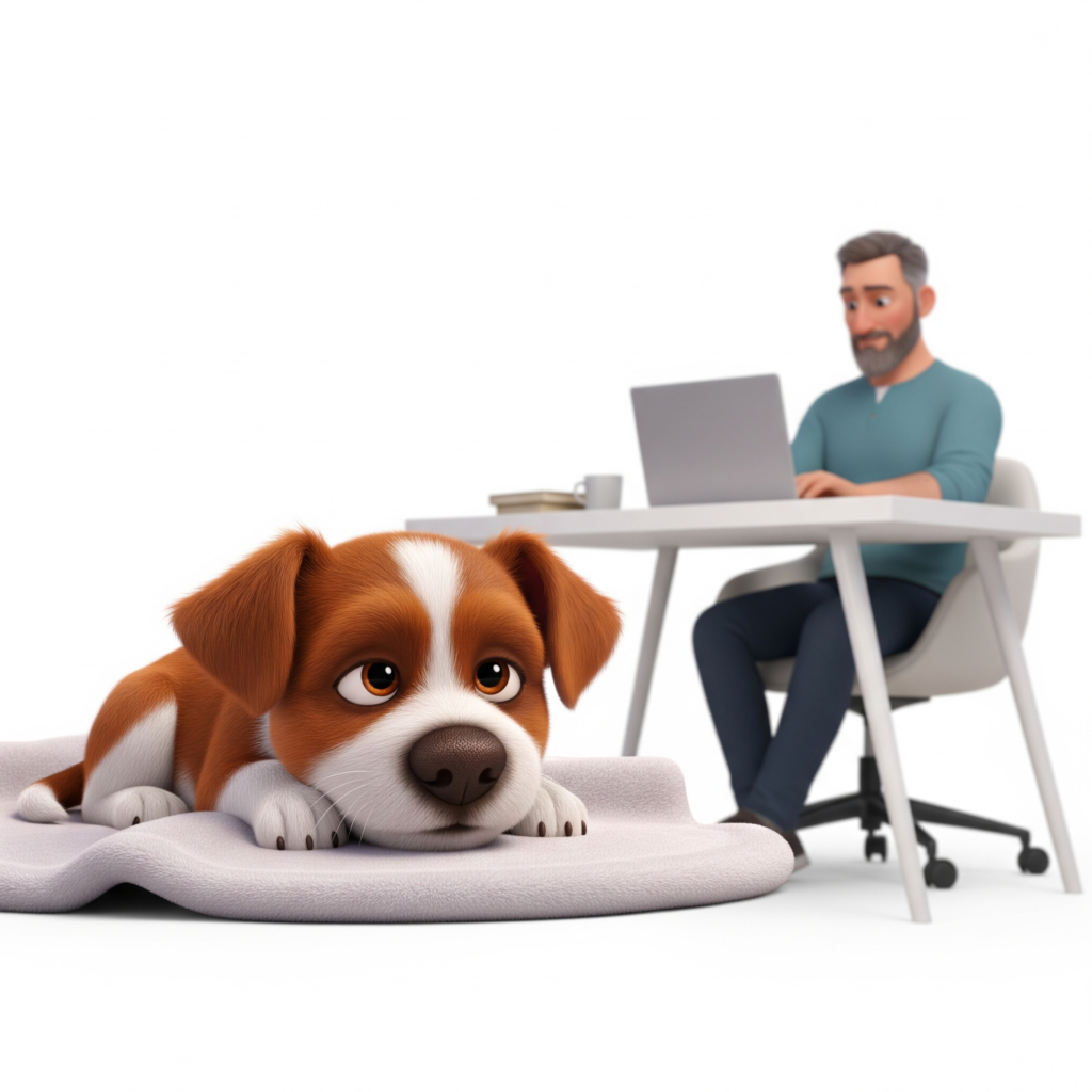 Keeping Your Puppy Calm While You Work from Home