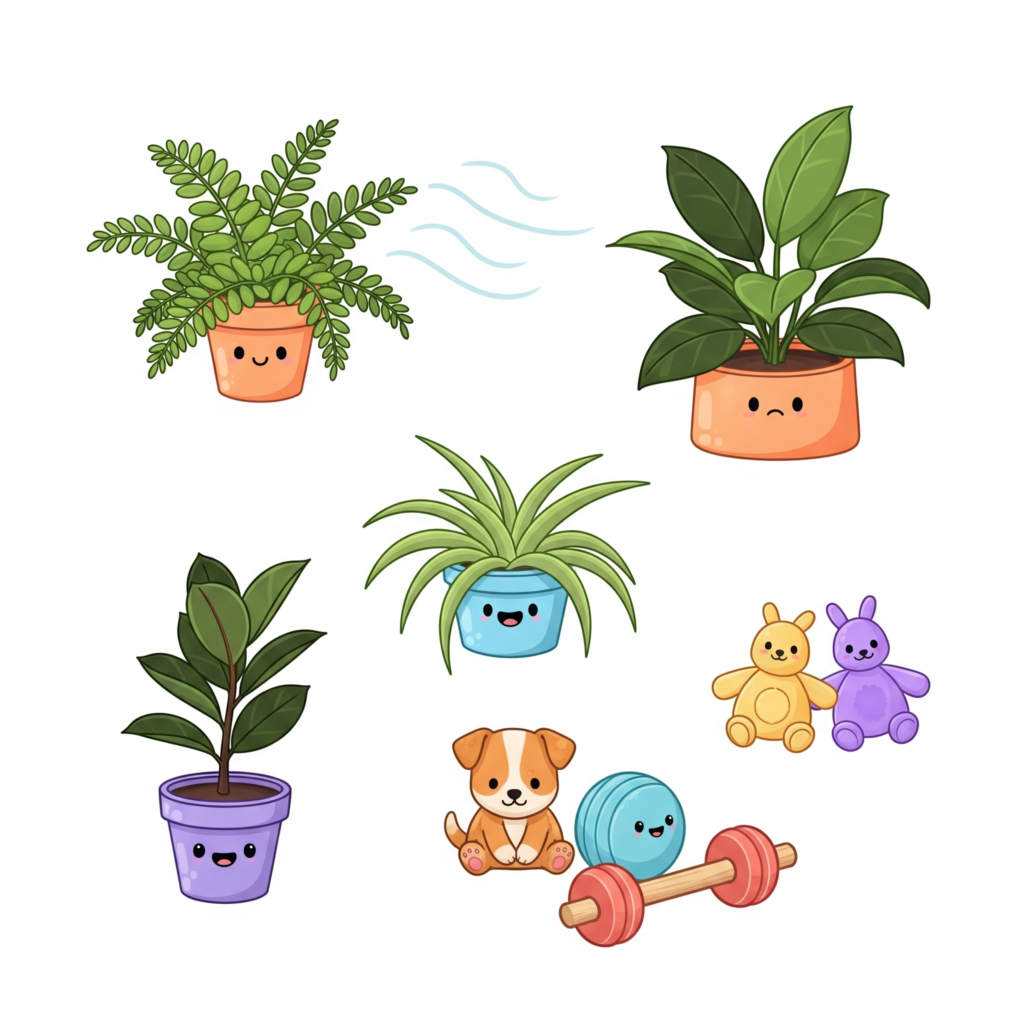 A Guide to Puppy-Friendly Houseplants and Safe Decor