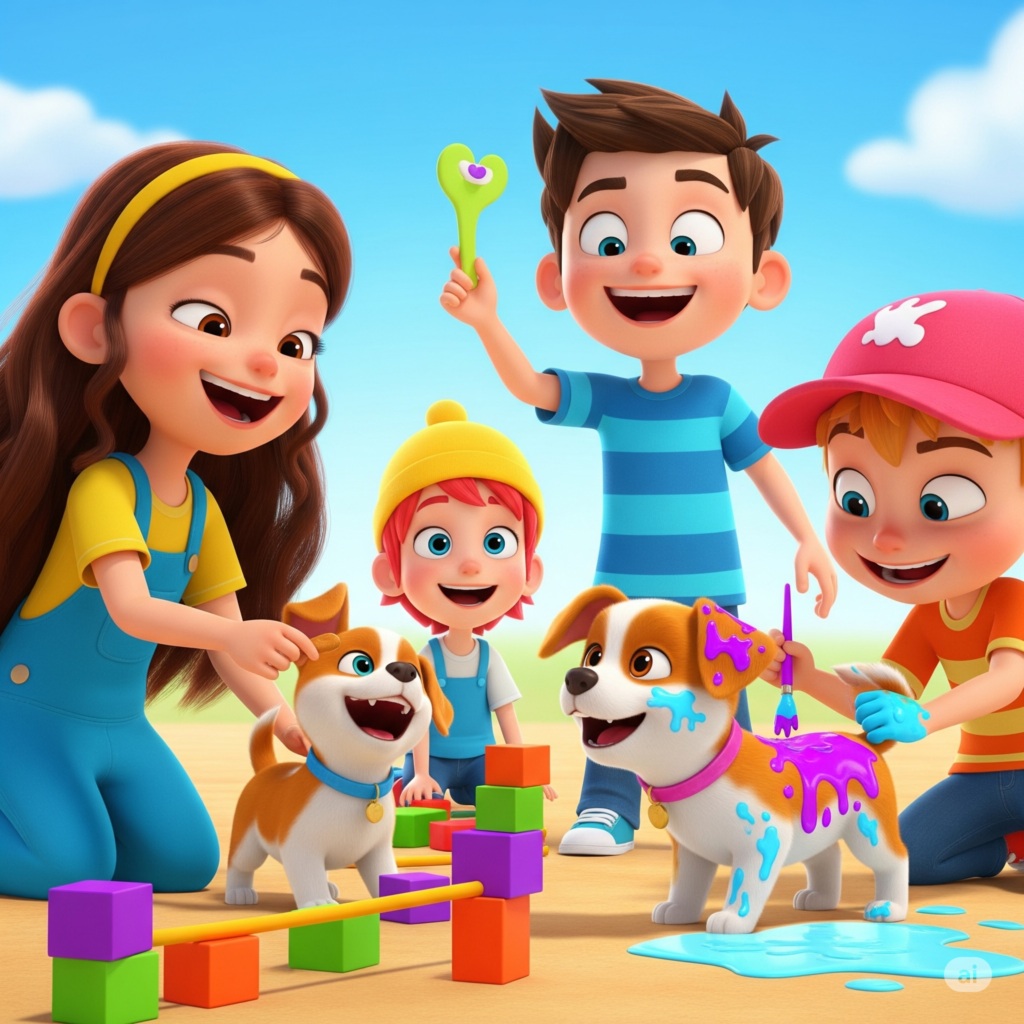 Fun Puppy Activities Your Kids Can Help With