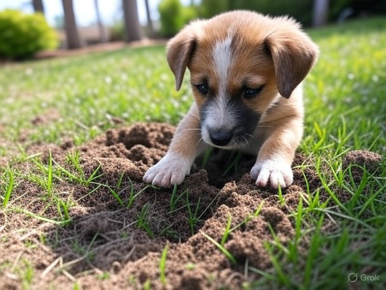 Why Puppies Dig and How to Stop It Humanely