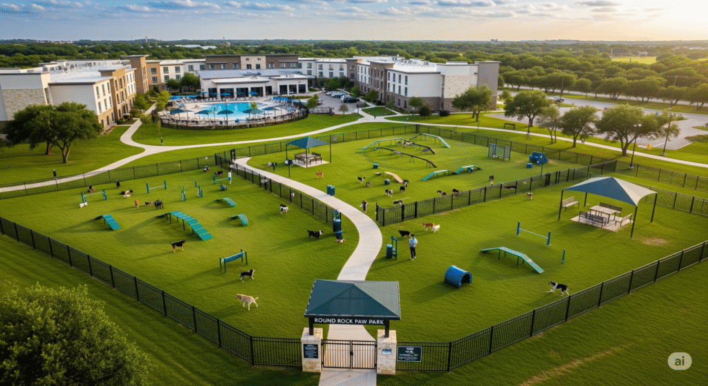 Pet Friendly Hotels in Round Rock Texas with Spacious Dog Parks
