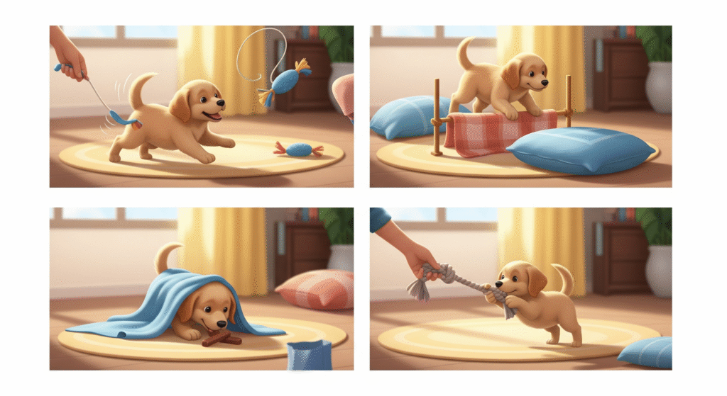 Simple Ways to Keep Your Puppy Active Indoors on Rainy Days