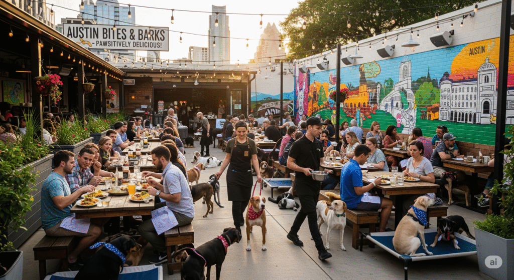 Dog Friendly Restaurants in Austin Texas with Outdoor Patios