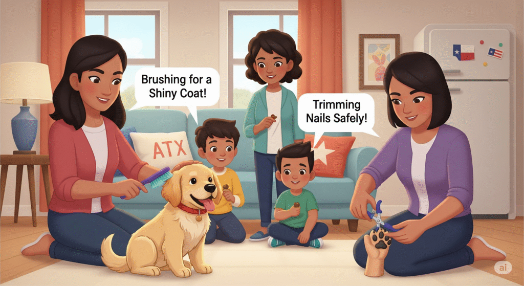 Essential Puppy Grooming Tips for Austin Families