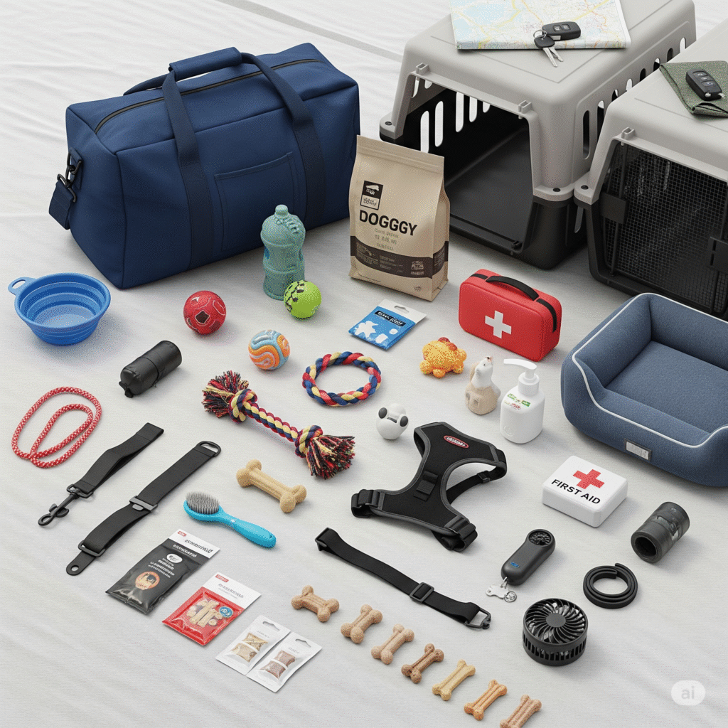 Travel Essentials for Road Trips With Dogs