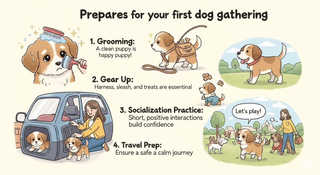 How to Prepare Your Puppy for Their First Dog Gathering