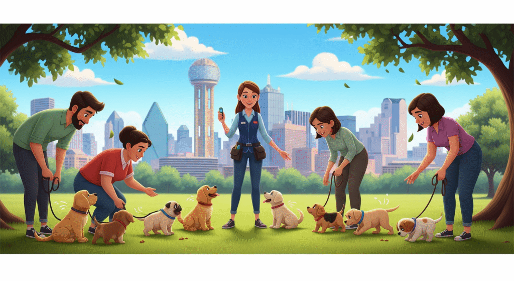 Best Puppy Training Classes in Dallas Texas for New Pet Owners