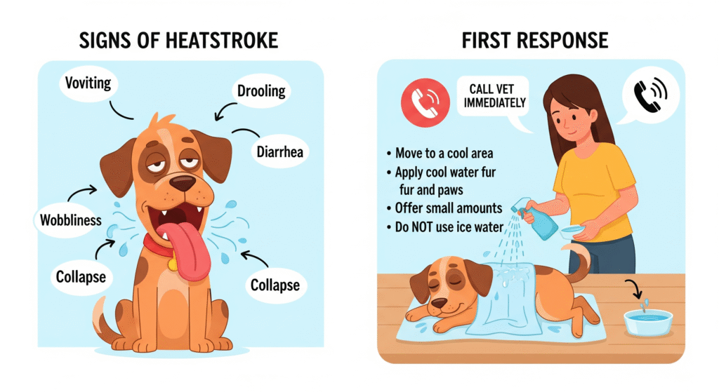 Dog Heatstroke Signs and First Response Every Owner Needs