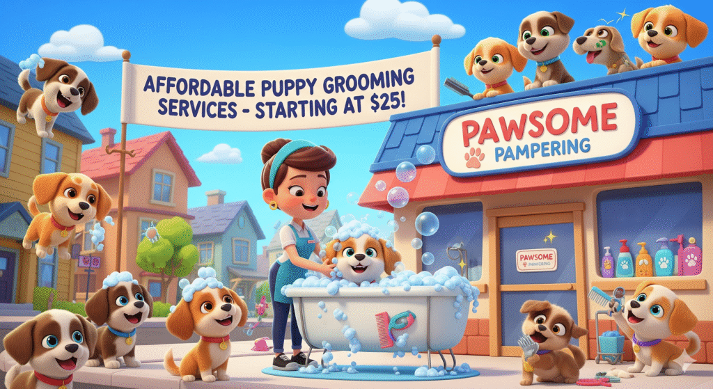 Where to Find Affordable Puppy Grooming Services America