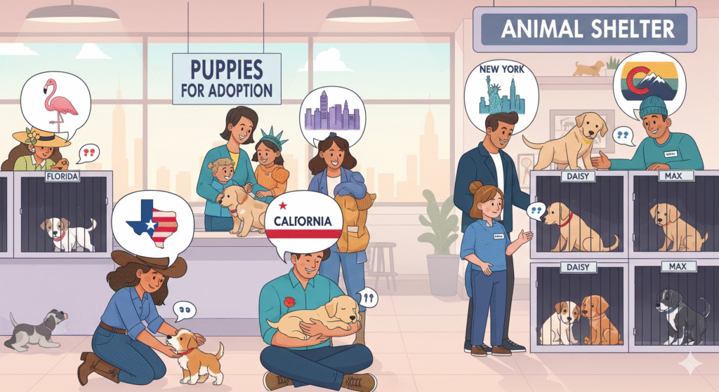 Puppy Adoption Events and Shelters to Visit Around America