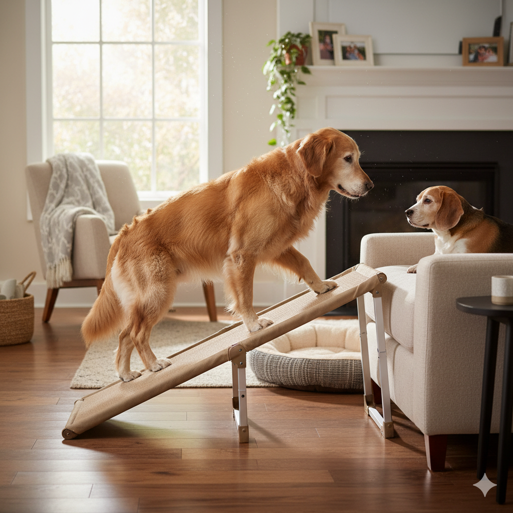 Lightweight Ramps for Senior Dogs at Home