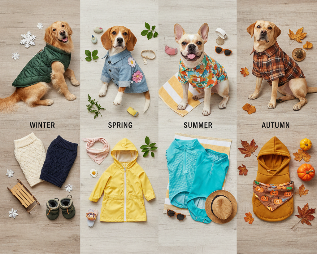 Stylish and Comfortable Dog Clothes for Every Season