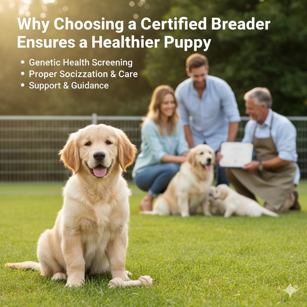 Why Choosing a Certified Breeder Ensures a Healthier Puppy