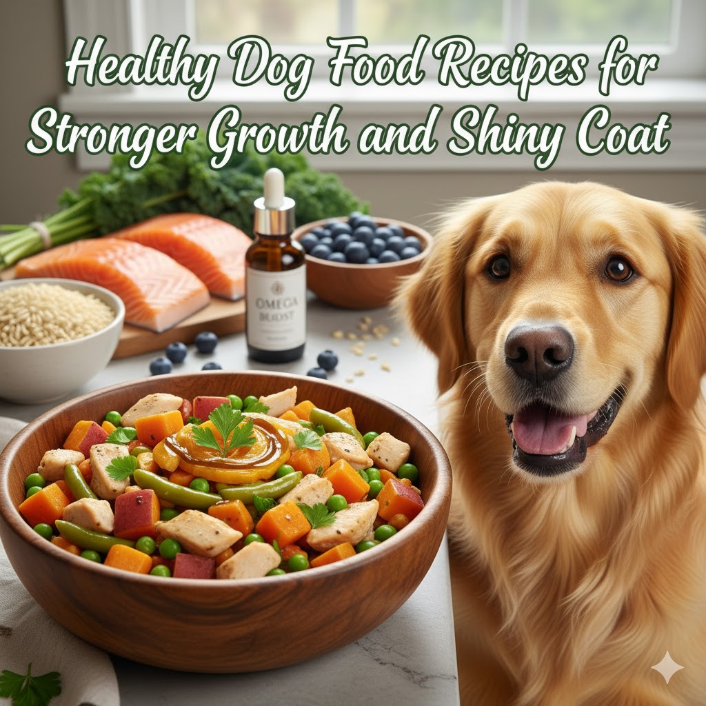 Healthy Dog Food Recipes for Stronger Growth and Shiny Coat