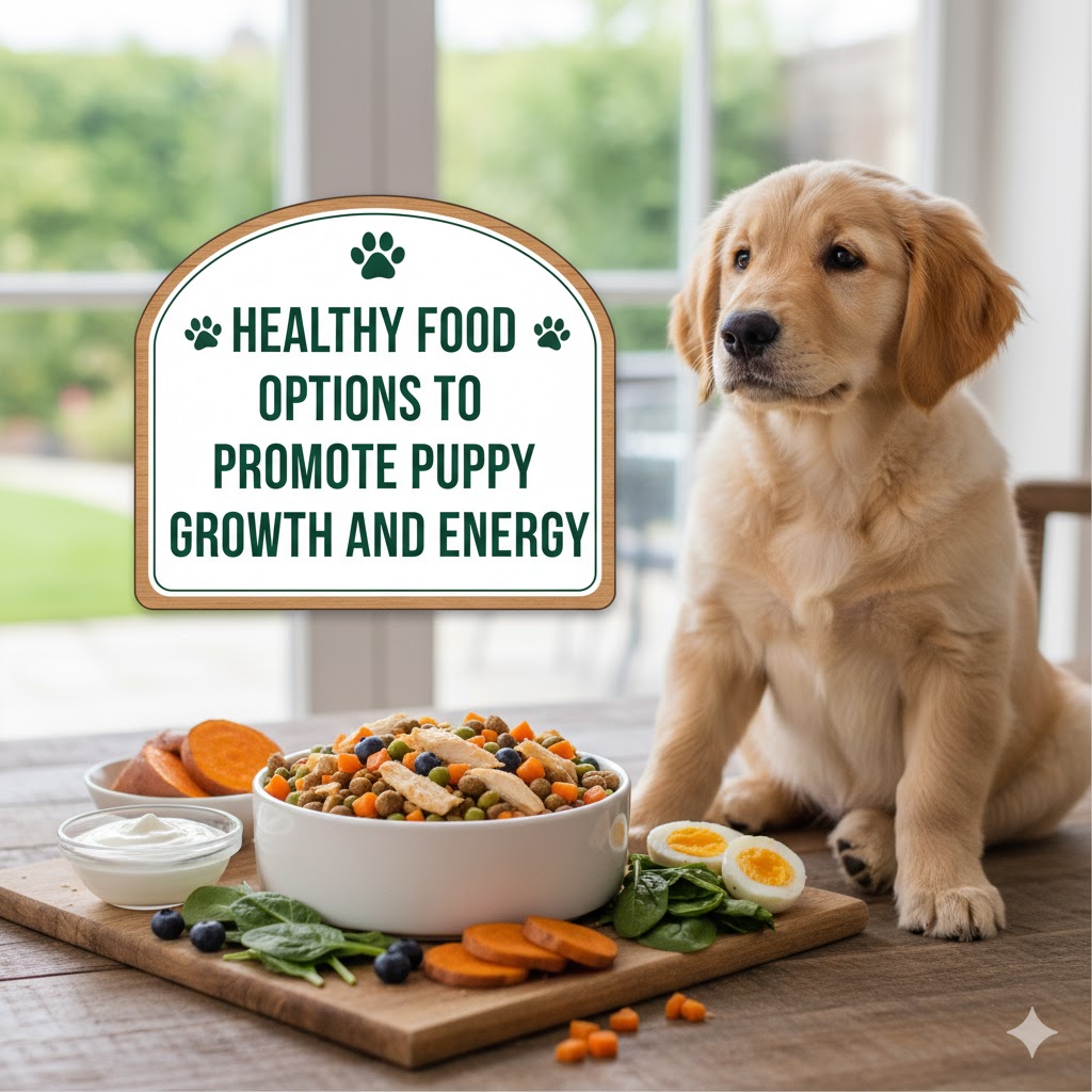 Healthy Food Options to Promote Puppy Growth and Energy