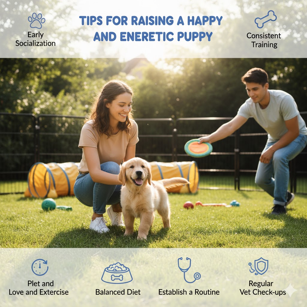 Tips for Raising a Happy and Energetic Puppy
