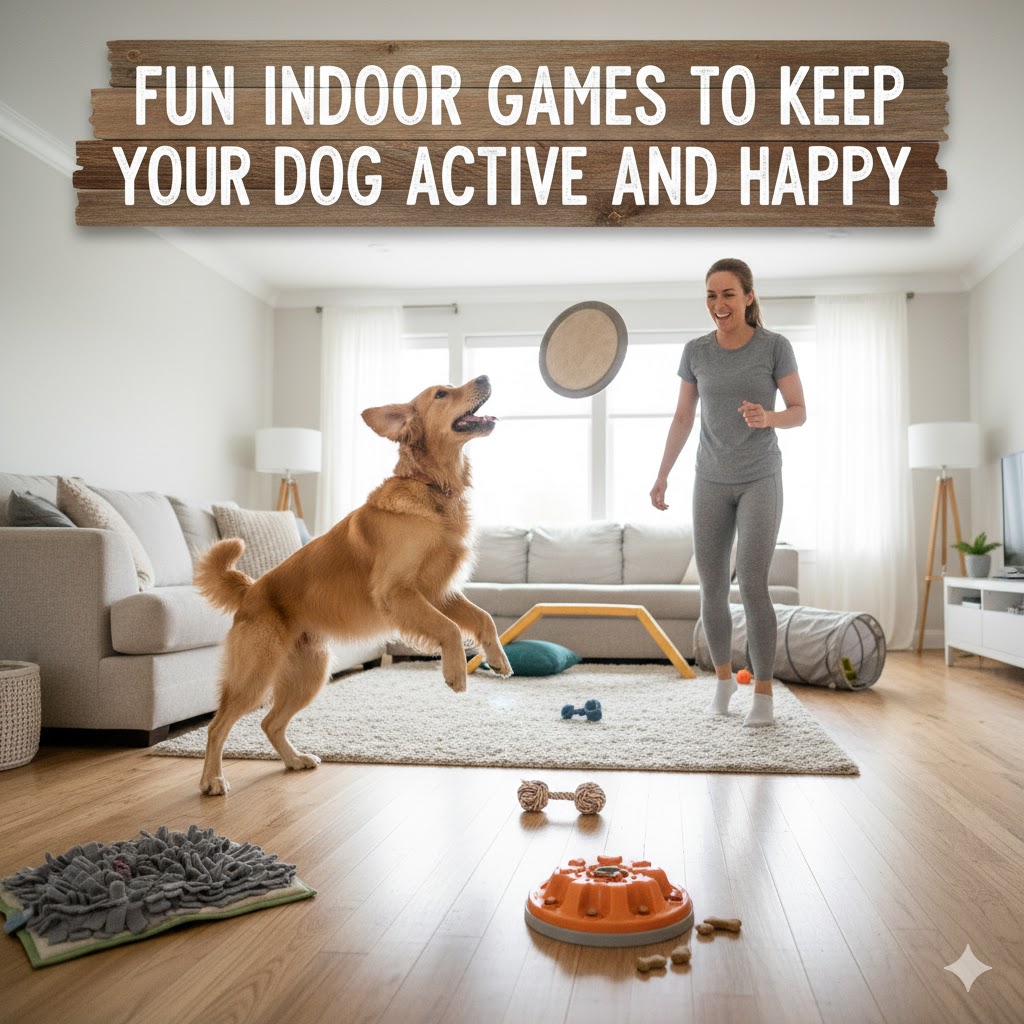 Fun Indoor Games to Keep Your Dog Active and Happy