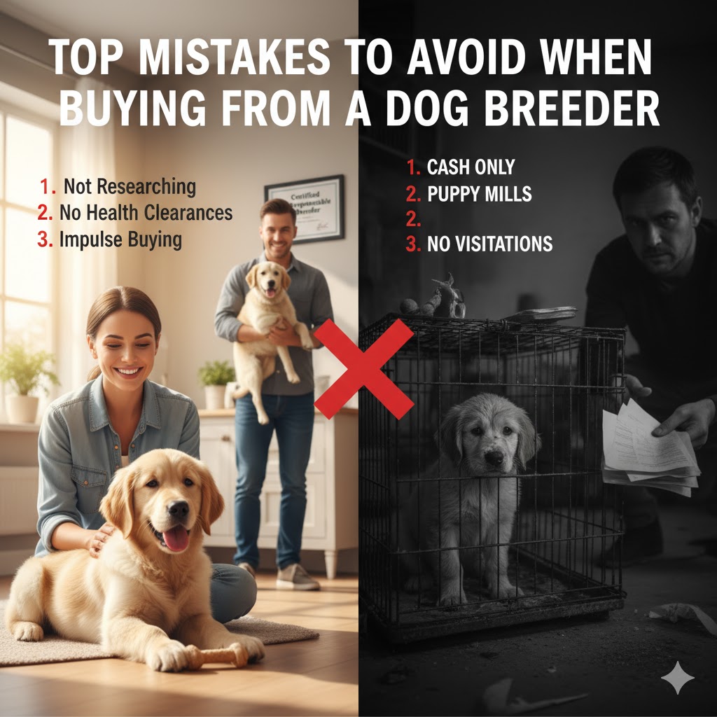 Top Mistakes to Avoid When Buying from a Dog Breeder