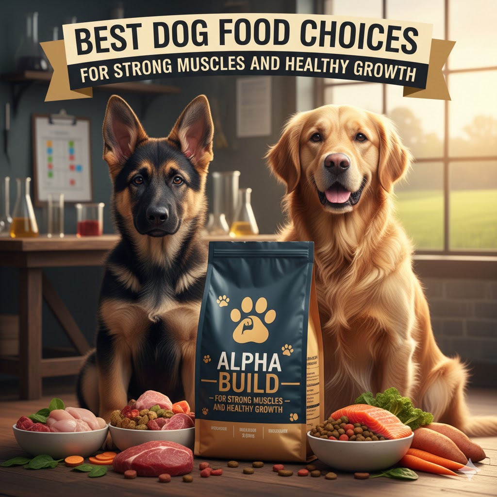 Best Dog Food Choices for Strong Muscles and Healthy Growth