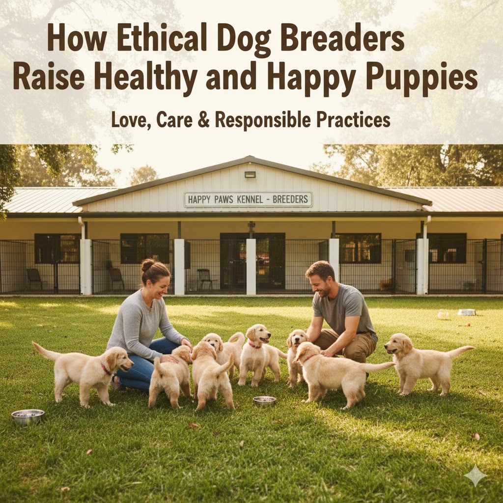 How Ethical Dog Breeders Raise Healthy and Happy Puppies