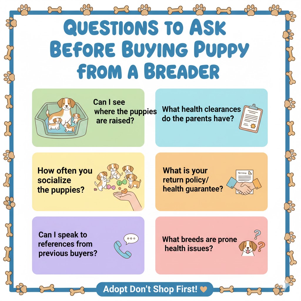 Questions to Ask Before Buying a Puppy from a Breeder