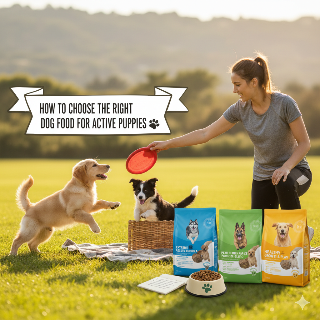 How to Choose the Right Dog Food for Active Puppies
