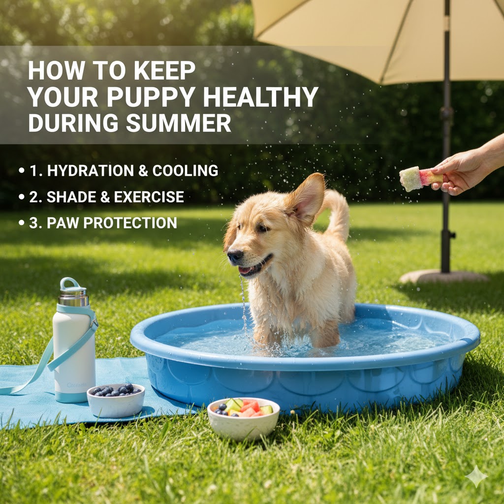 How to Keep Your Puppy Healthy During Summer