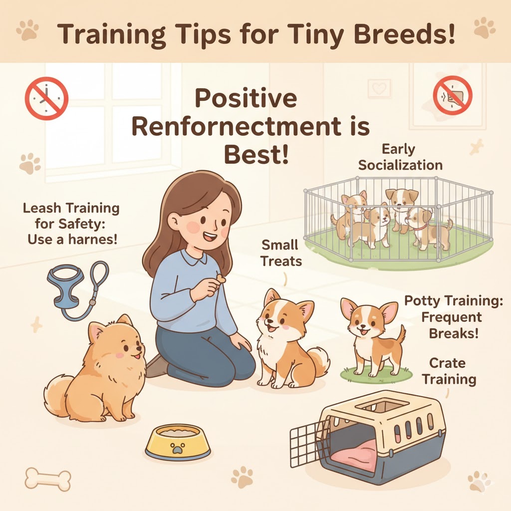 Training Tips for Tiny Breeds Like Chihuahuas and Pomeranians