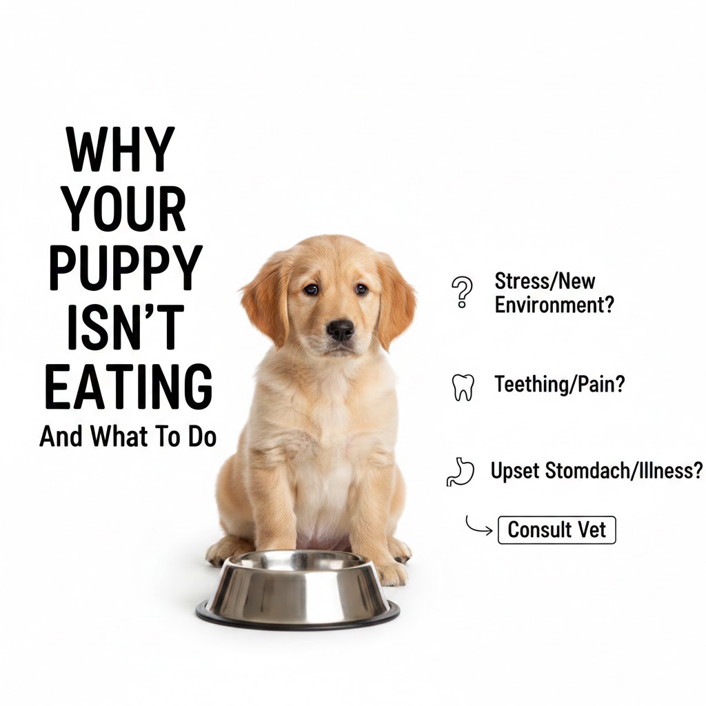 Why Your Puppy Is Not Eating and What to Do