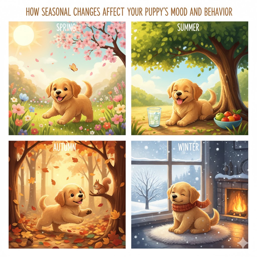 How Seasonal Changes Affect Your Puppy Mood and Behavior
