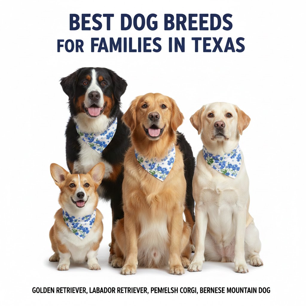 Best Dog Breeds for Families in Texas