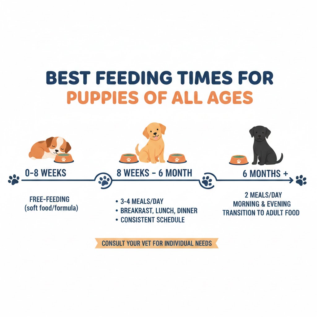 Best Feeding Times for Puppies of All Ages