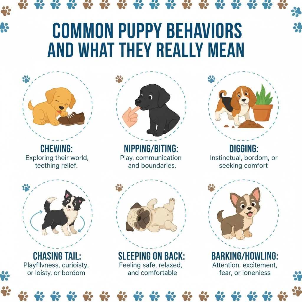 Common Puppy Behaviors And What They Really Mean
