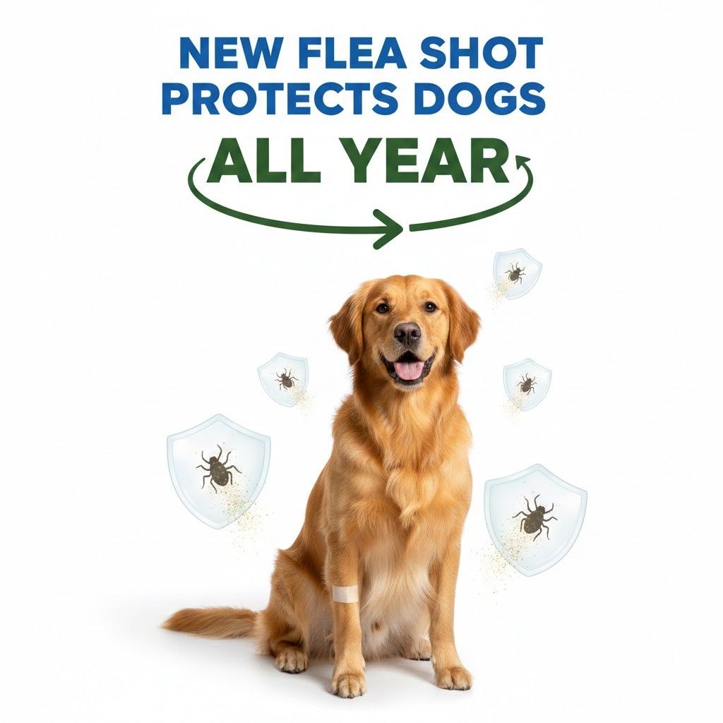 New Flea Shot Protects Dogs All Year