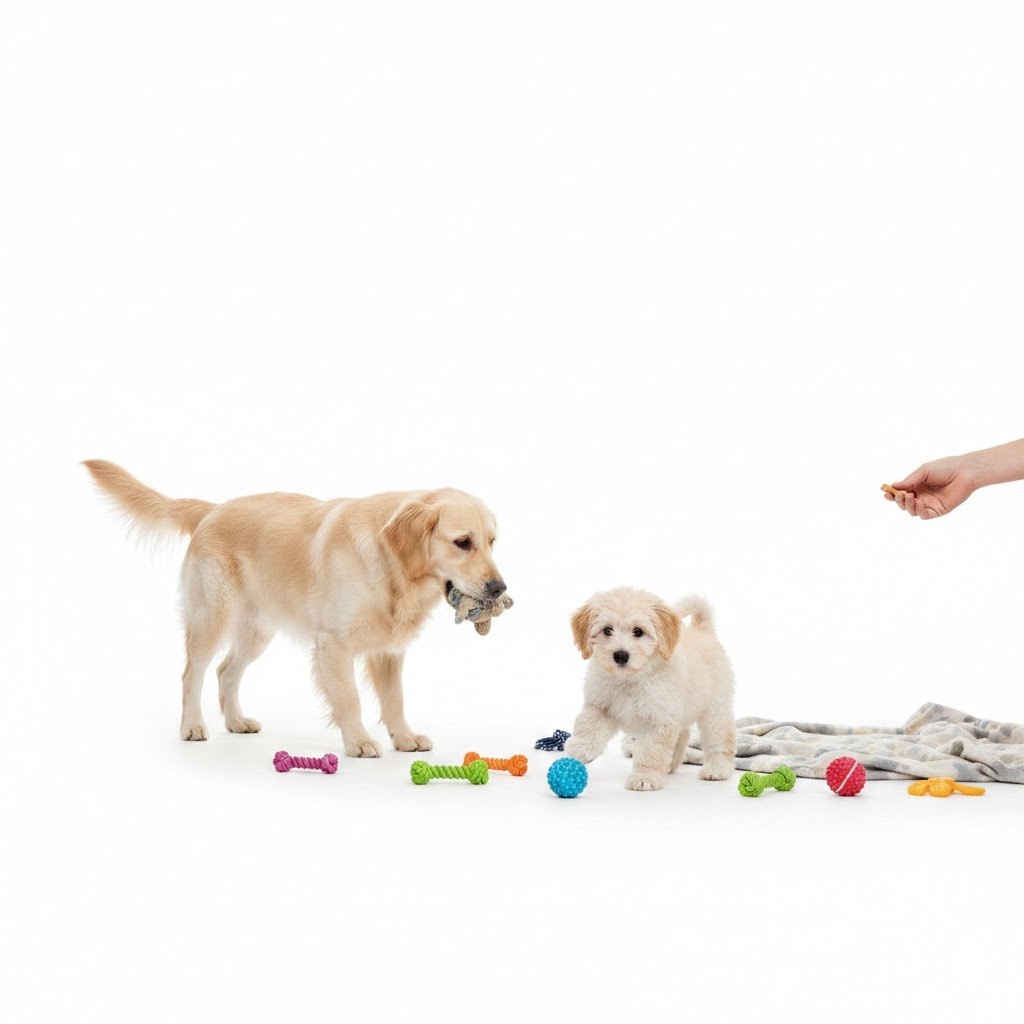 Scared Foster Puppy Learns How To Play