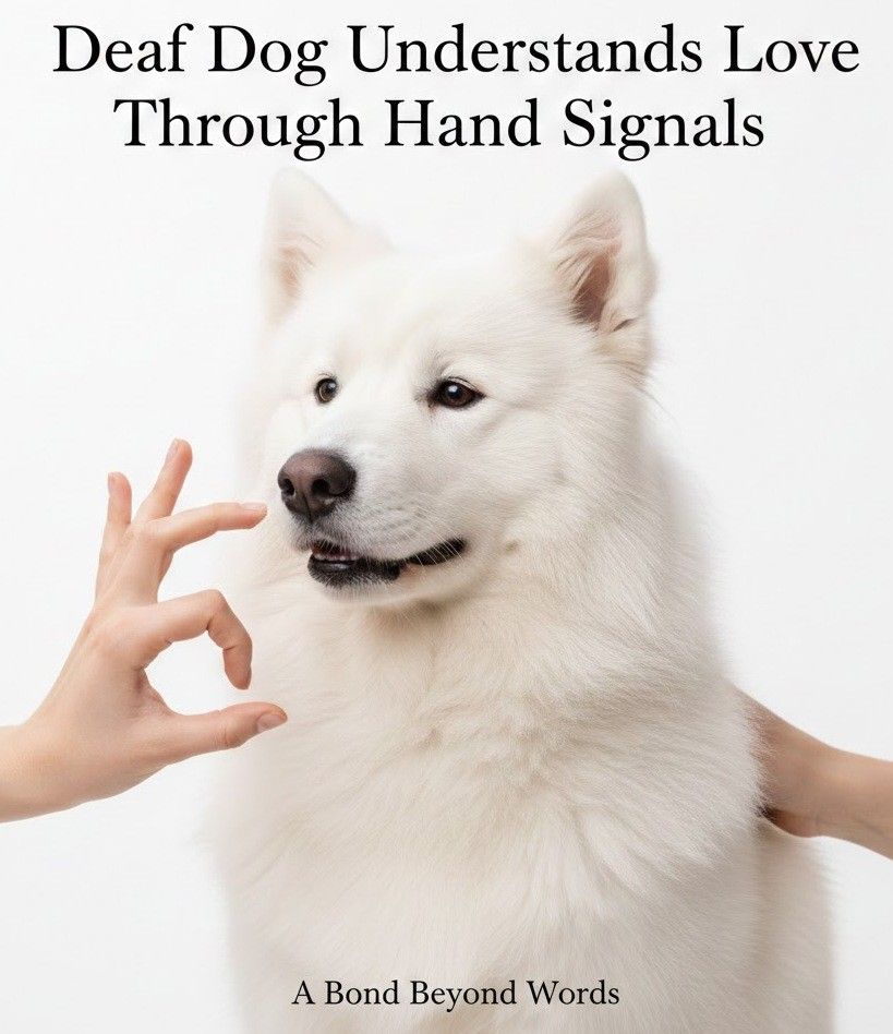 Deaf Dog Understands Love Through Hand Signals