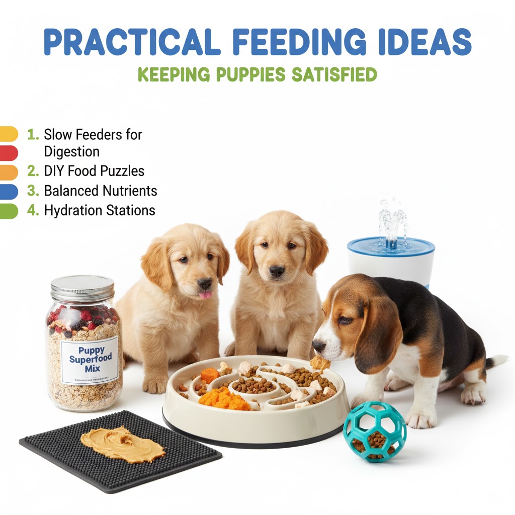 Practical Feeding Ideas Keeping Puppies Satisfied