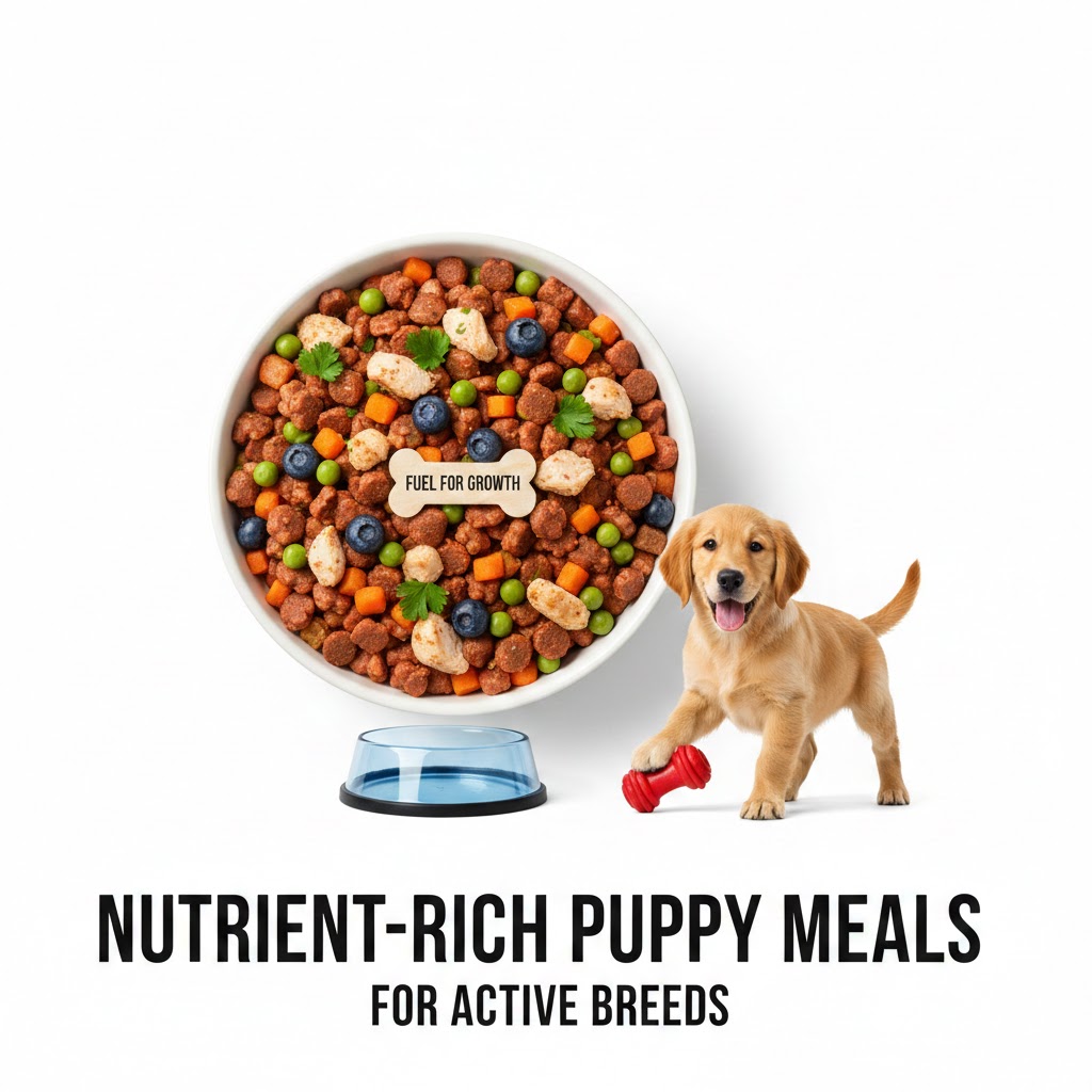 Nutrient-Rich Puppy Meals For Active Breeds