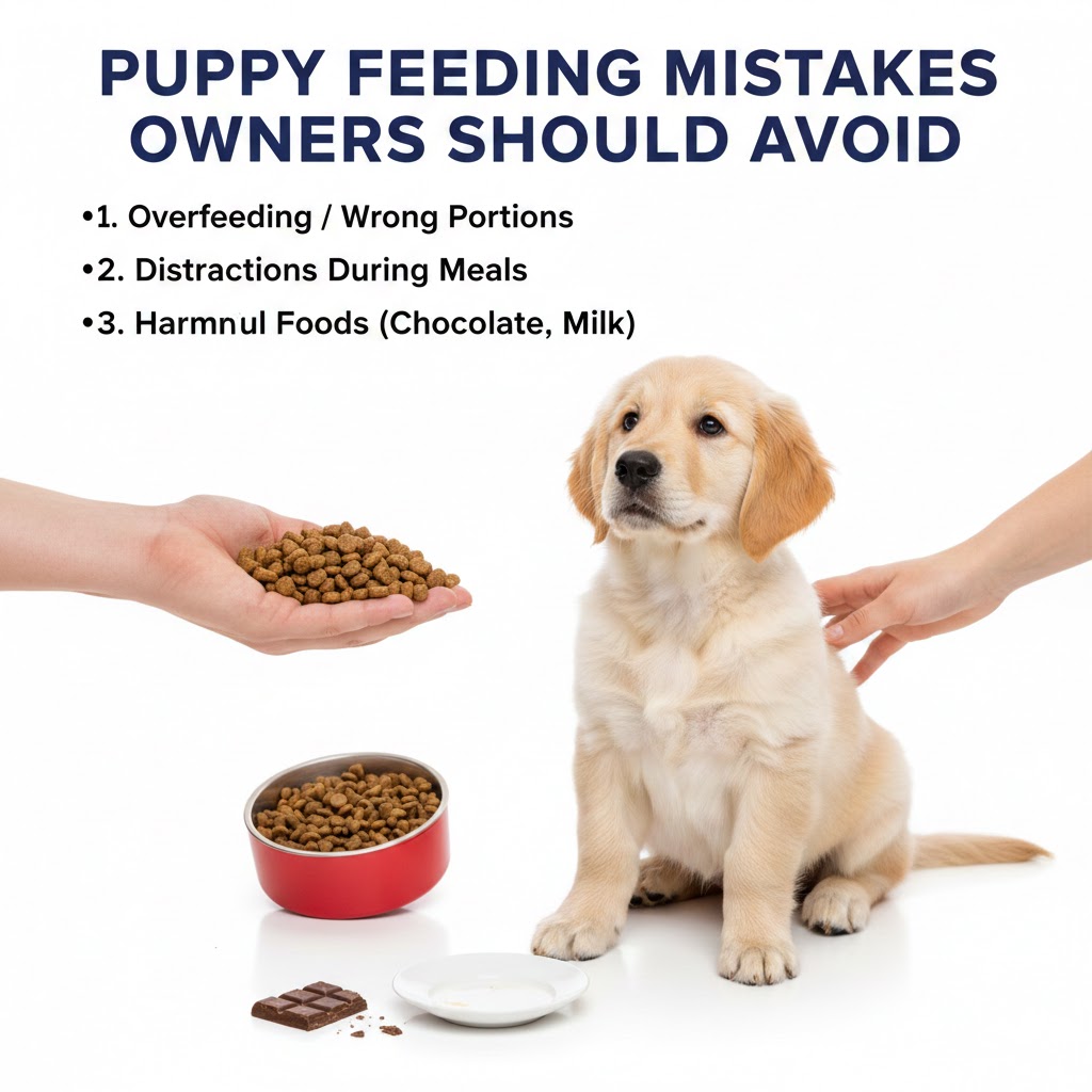 Puppy Feeding Mistakes Owners Should Avoid
