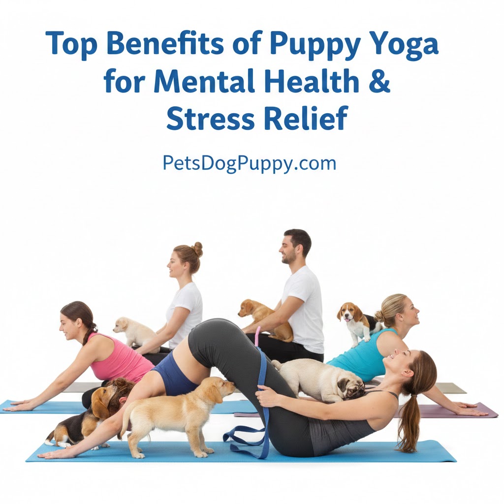 Top Benefits of Puppy Yoga for Mental Health & Stress Relief