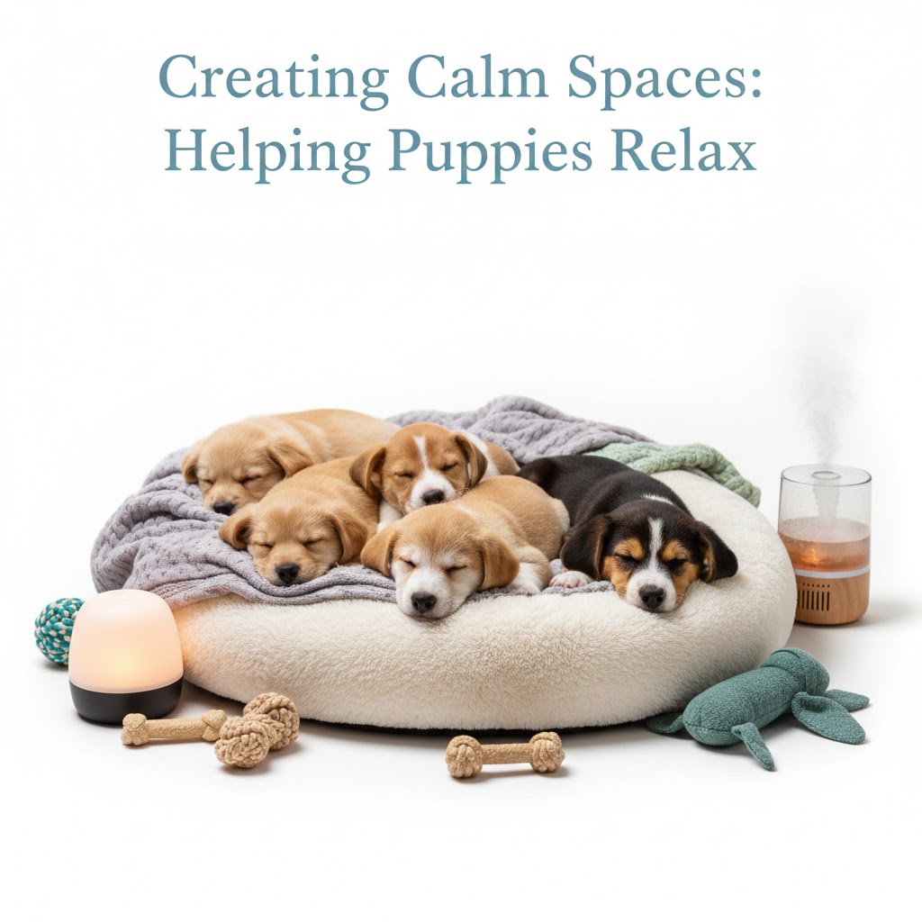 Creating Calm Spaces Helping Puppies Relax