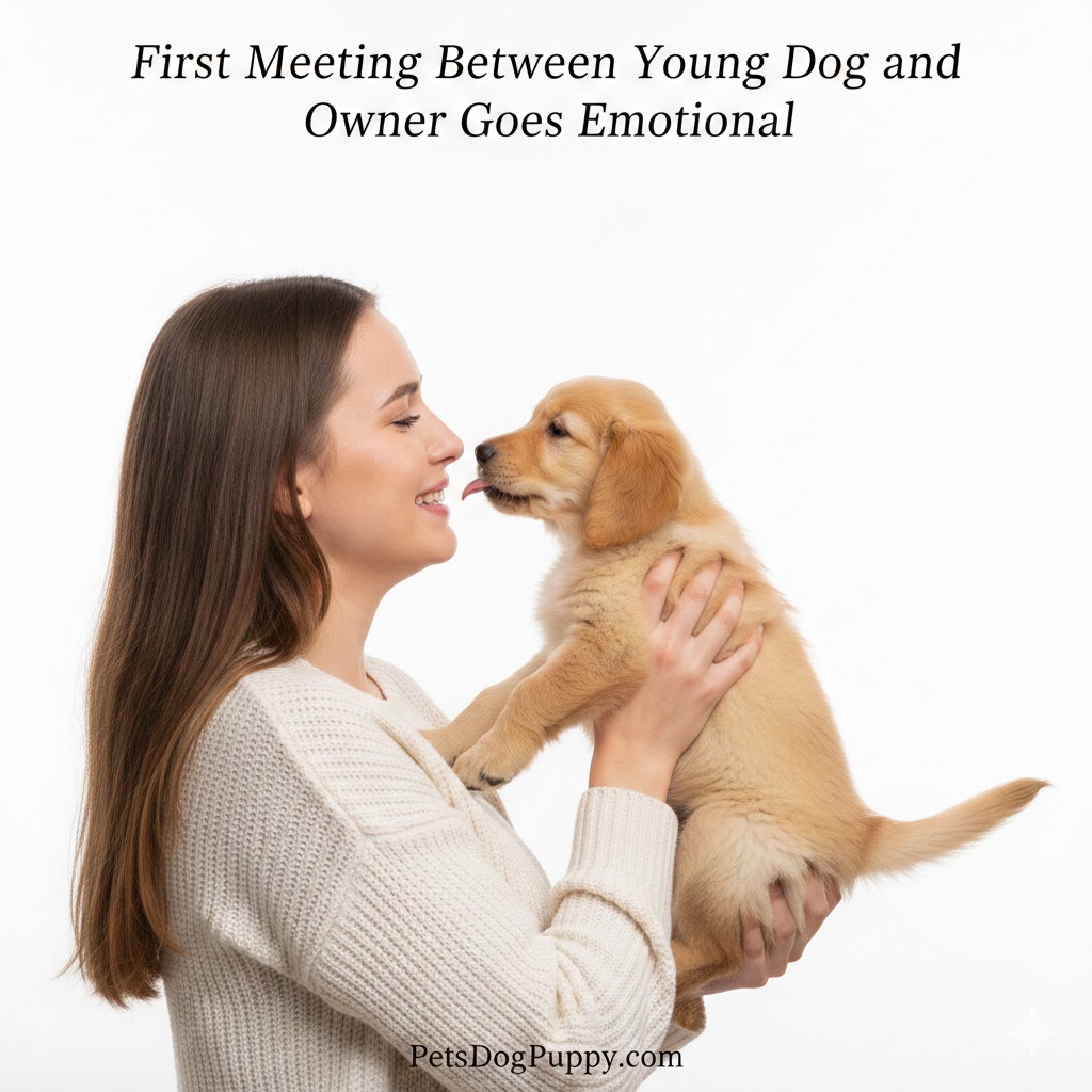 First Meeting Between Young Dog and Owner Goes Emotional