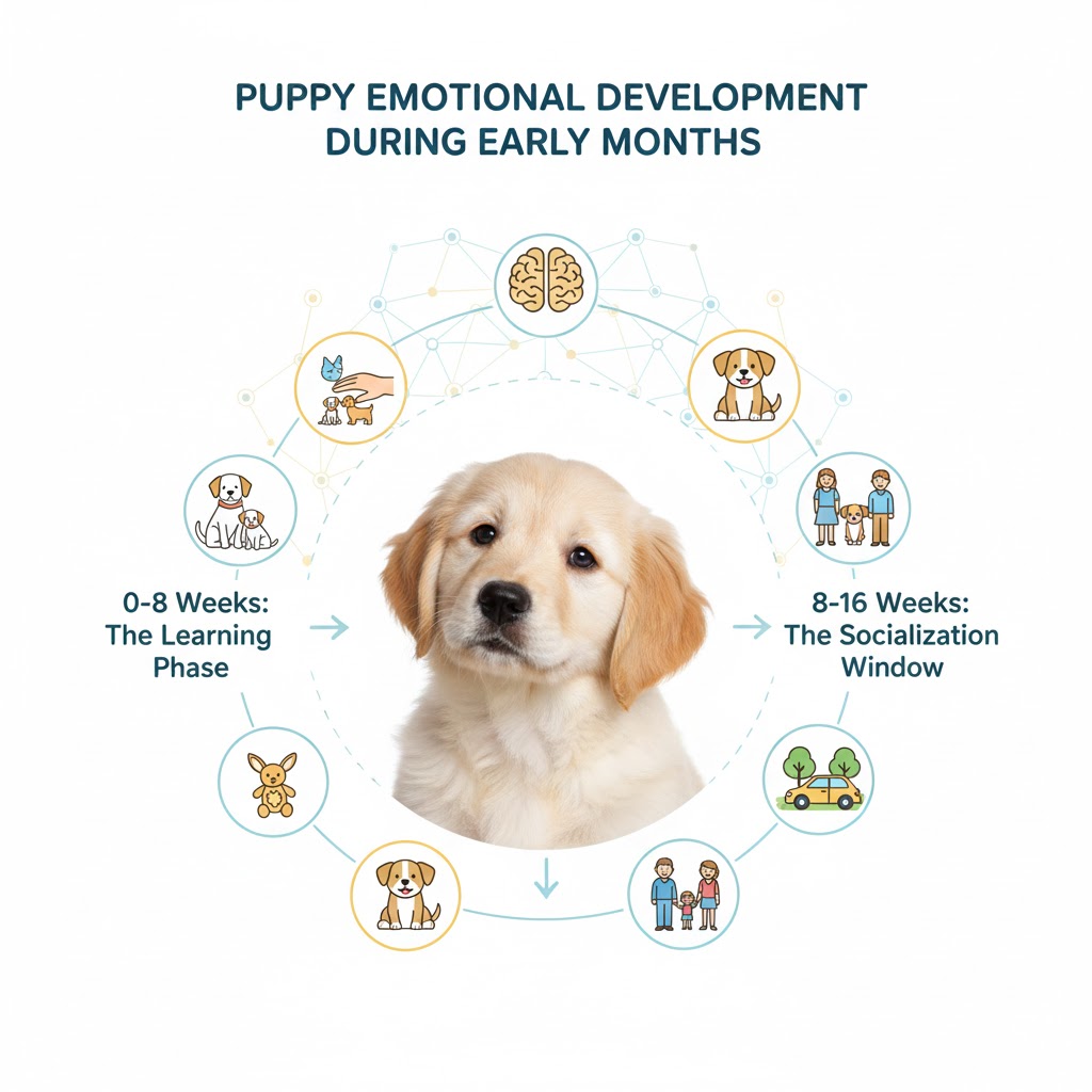 Puppy Emotional Development During Early Months