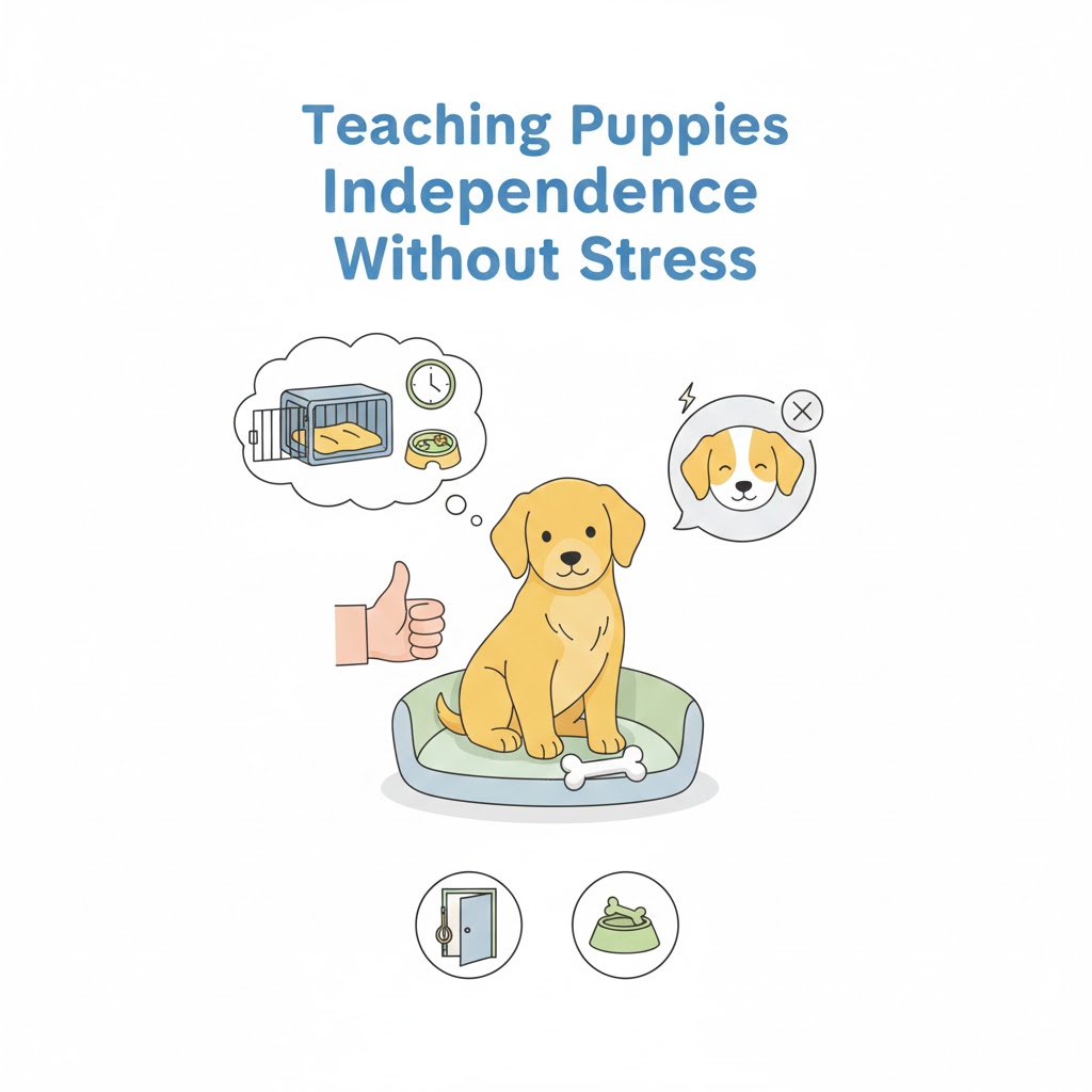 Teaching Puppies Independence Without Stress