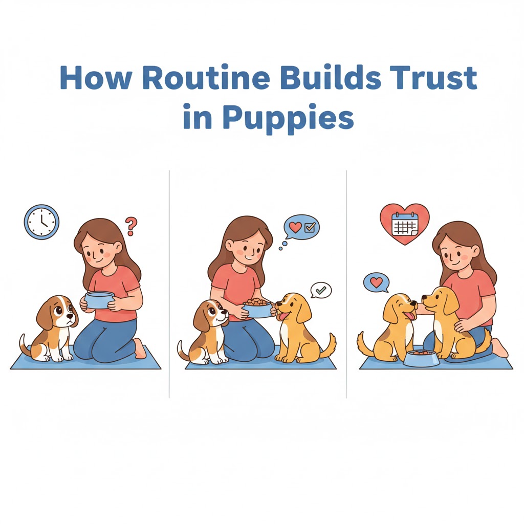 How Routine Builds Trust in Puppies