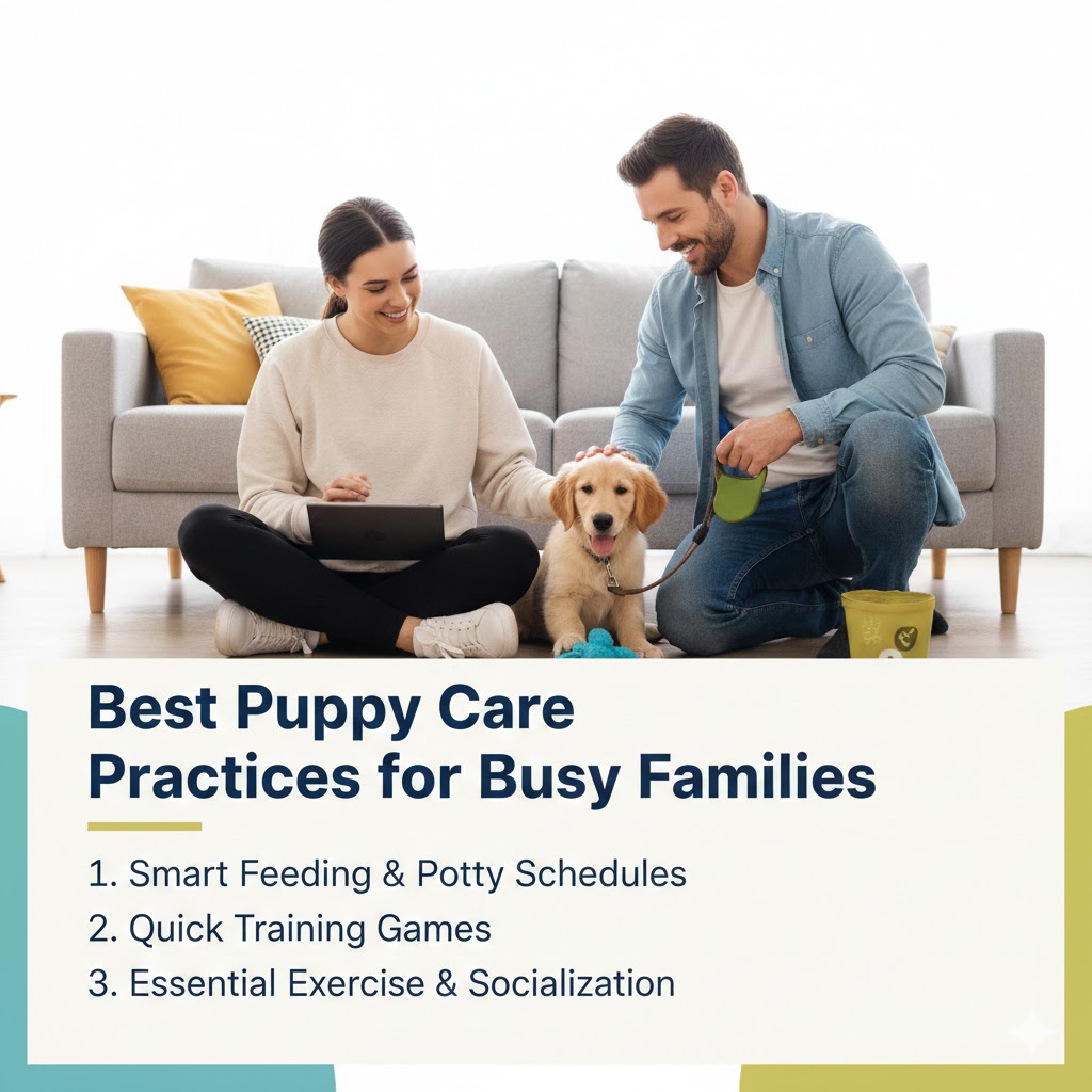 Best Puppy Care Practices for Busy Families