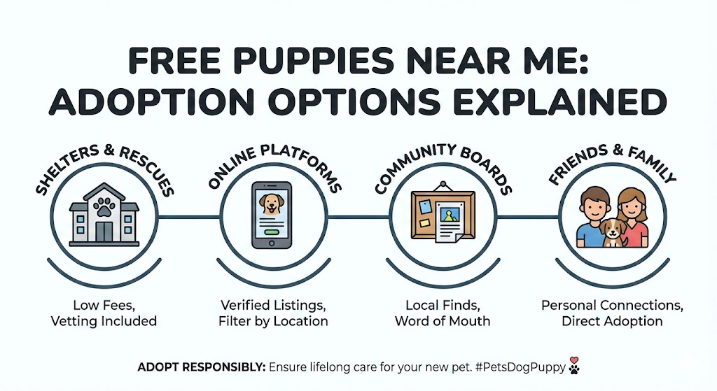 Free Puppies Near Me Adoption Options Explained