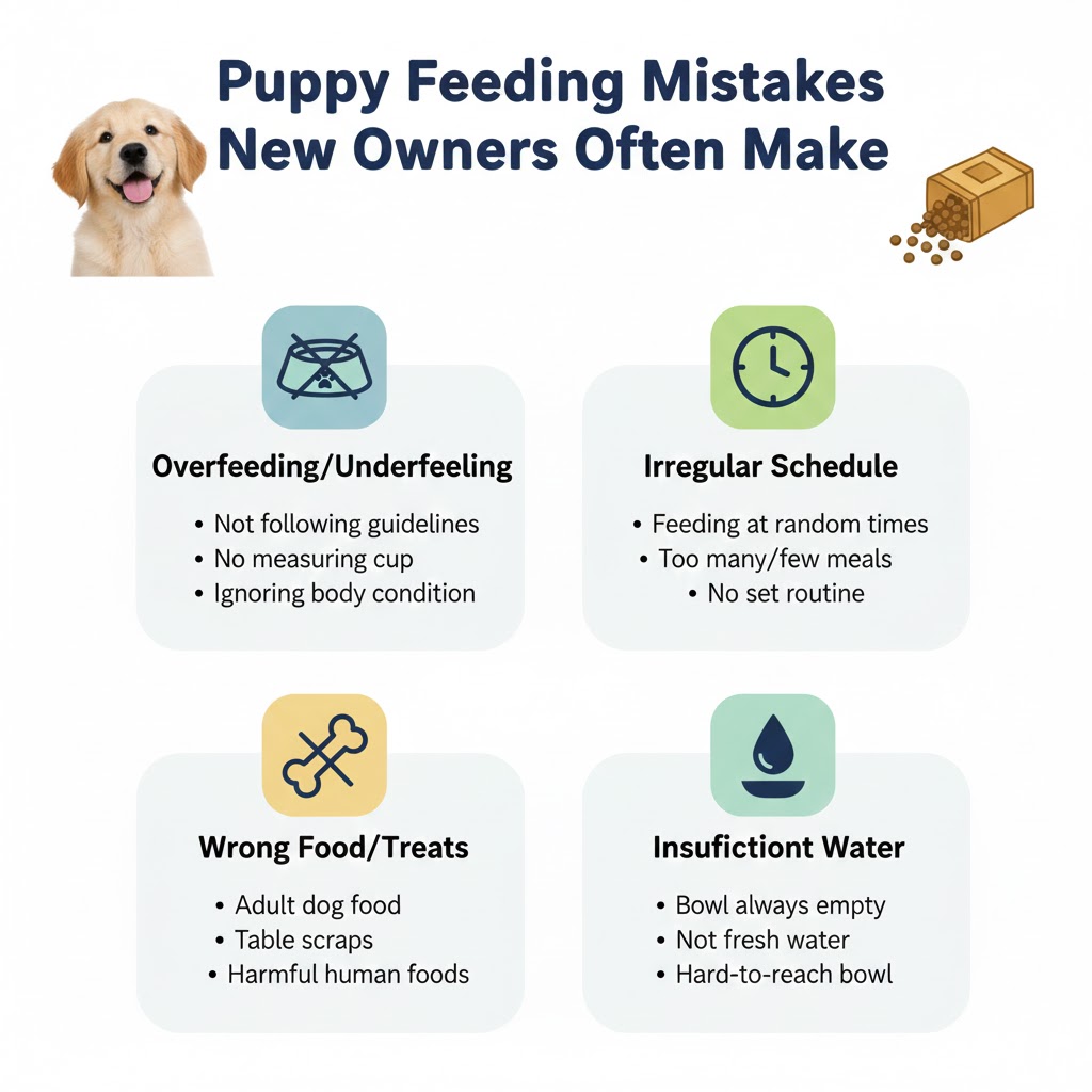 Puppy Feeding Mistakes New Owners Often Make